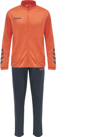 hummel Promo Poly Trainingsanzug nasturium/ombre blue (Herren)