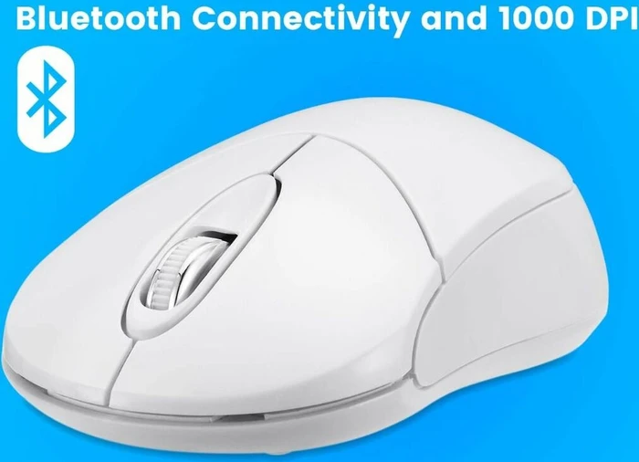 Perixx PERIMICE-802 Mini Bluetooth Maus weiß, Bluetooth