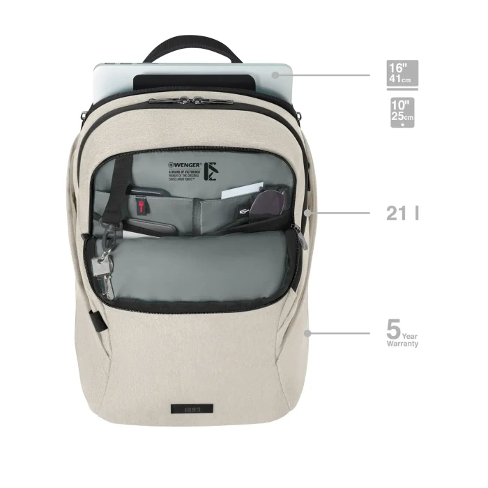 Wenger MX Light Rucksack 16" Sand