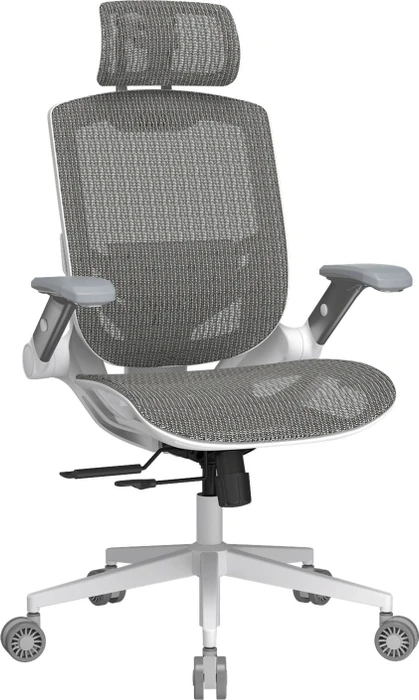 Cougar Speeder One White Gamingstuhl, weiß/grau