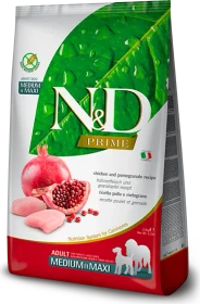 Farmina N&D Prime, Adult Medium Maxi, mit Huhn & Granatapfel, 12kg