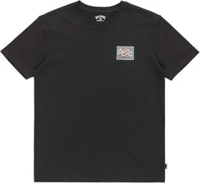 Billabong Crayon Wave T-Shirt kurzarm washed black (Junior)