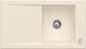 Villeroy & Boch Timeline 50 flat flächenbündig Becken reversibel mit Ablauffernbedienung ivory