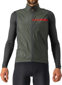 Castelli Squadra Stretch Fahrradweste military green/dark grey (Herren)