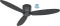 CasaFan Eco Plano II 132 BG-BG WiFi Deckenventilator basaltgrau Vorschaubild