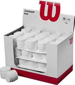 Wilson Pro Overgrip Box Griffband weiß, 60 Stück