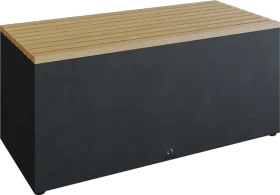 OFYR Garden Bench Black Gartenbank schwarz