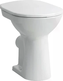 Laufen Pro Stand-WC comfort, Tiefspüler, mit Spülrand, Abgang waagrecht, Sitzhöhe inkl. Sitzring 48cm