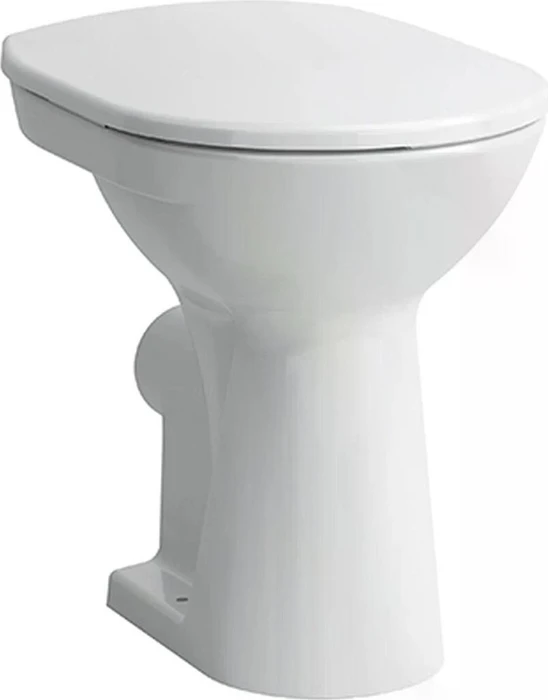 Laufen Pro Stand-WC comfort, Tiefspüler, mit Spülrand, Abgang waagrecht, Sitzhöhe inkl. Sitzring 48cm