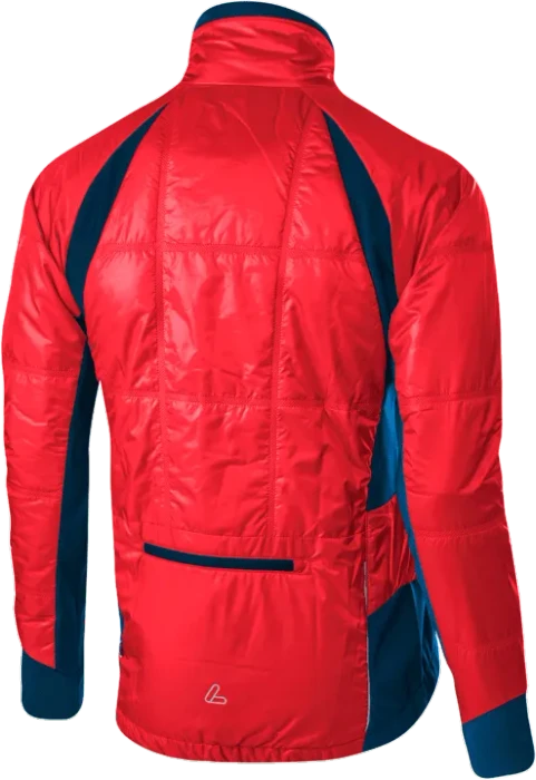 Löffler Pace Primaloft 60 Fahrradjacke red/deep water (Herren)