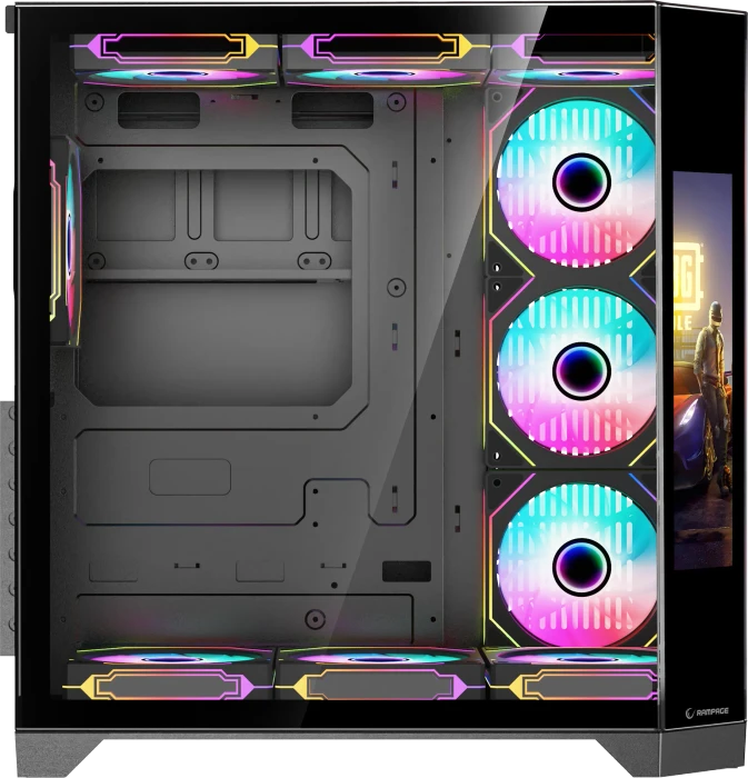 Rampage Nova Black, Glasfenster