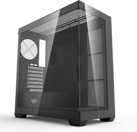 DarkFlash DS900 Black, Glasfenster