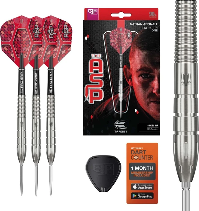 Target Nathan Aspinall G1 Dartpfeil Set 24g
