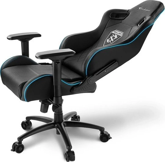 Sharkoon Skiller SGS4 Gamingstuhl, schwarz/blau