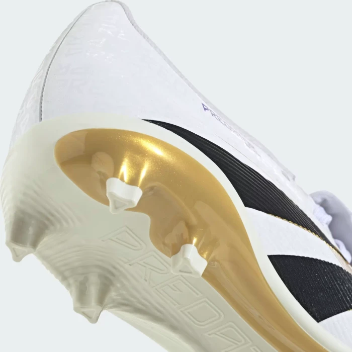 adidas Predator League Fold-Over Tongue FG/MG cloud white/core black/gold metallic (Junior)