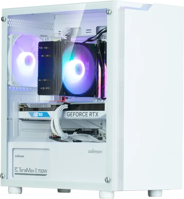 Zalman T4 Plus White, Glasfenster