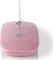 Nedis Wired Optical Mouse, pink, USB Vorschaubild