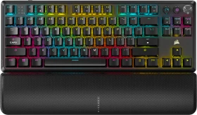 Corsair Gaming K70 CORE TKL WIRELESS RGB, schwarz, MLX RED V2, USB/Bluetooth, US
