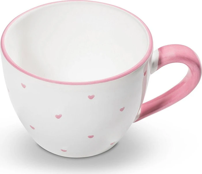 Gmundner Keramik Herzerl Teetasse Maxima 400ml rosa