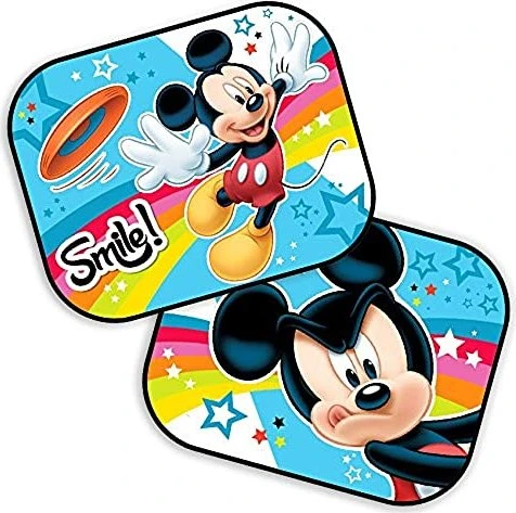 Disney Sonnenschutz-Vorhänge Mickey, 2 Stück