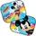 Disney Sonnenschutz-Vorhänge Mickey, 2 Stück (9313)