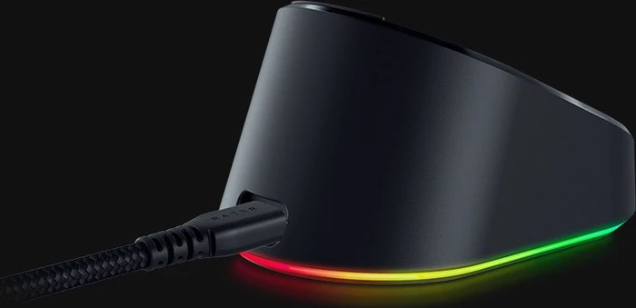 Razer Mouse Dock Pro + Wireless Charging Puck, Maus-Ladestation, schwarz