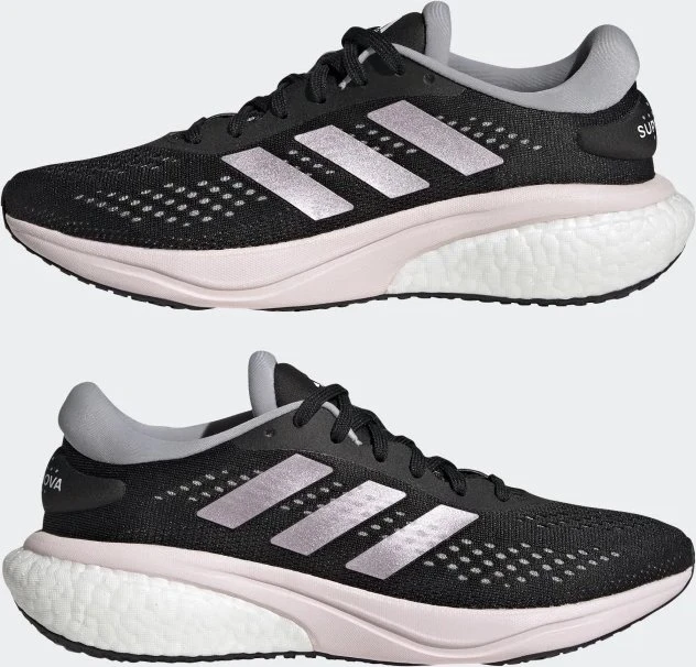 adidas Supernova 2 core black/matt purple met./almost pink (Damen)