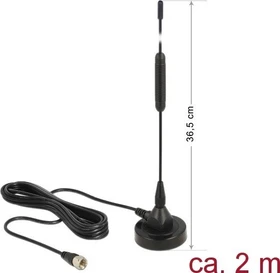 DeLOCK DAB+ Antenne F Stecker 0 dBi