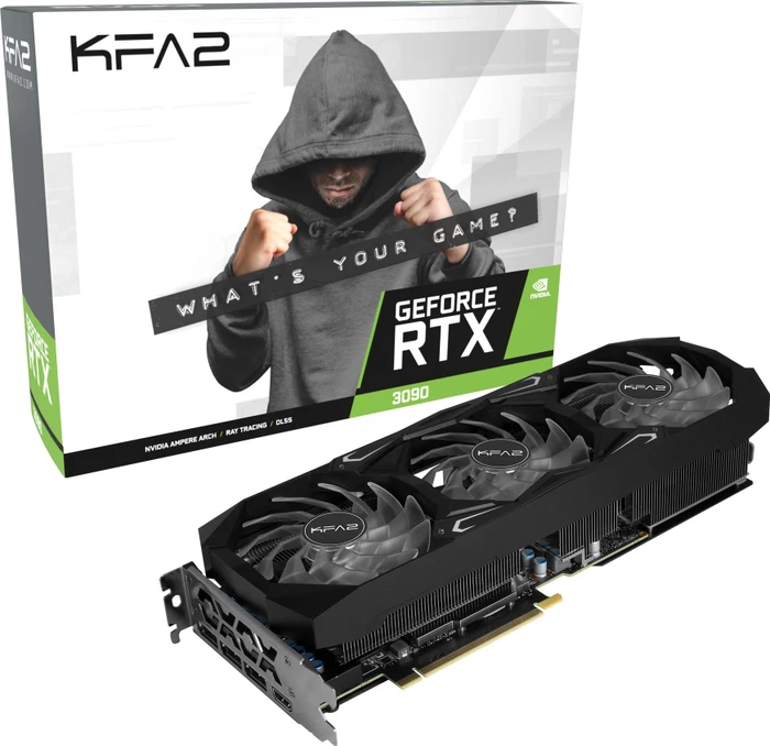 KFA2 GeForce RTX 3090 SG (1-Click OC), 24GB GDDR6X, HDMI, 3x DP