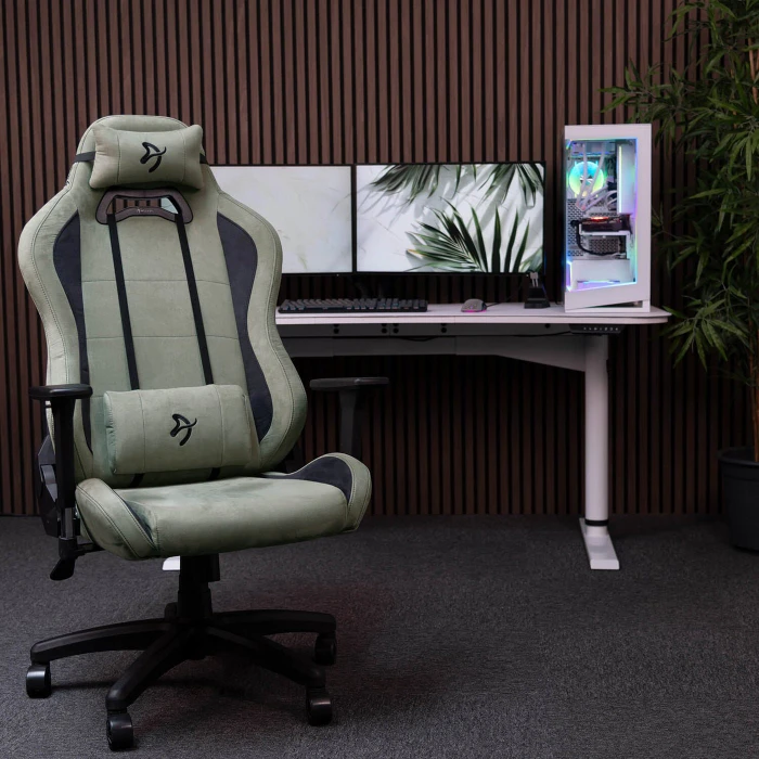 Arozzi Torretta Supersoft Gamingstuhl, forest green