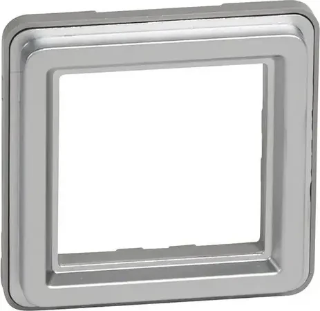 Legrand Soliroc Mosaic Adapter ohne Klappdeckel IP20 IK10, grau