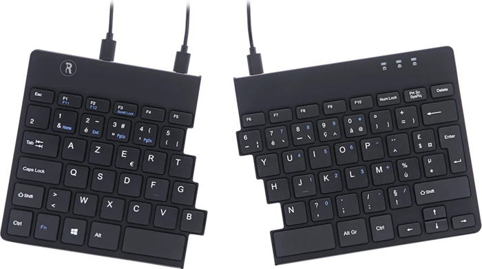 R-Go Ergo Split Ergonomic Keyboard, USB, FR