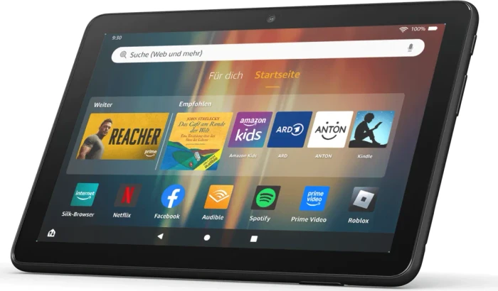 Amazon Fire HD 8 KFRAPWI 2024, mit Werbung, schwarz, 32GB