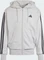 adidas Essentials 3-Streifen French Terry Hoodie medium grey heather/black (Herren) Vorschaubild