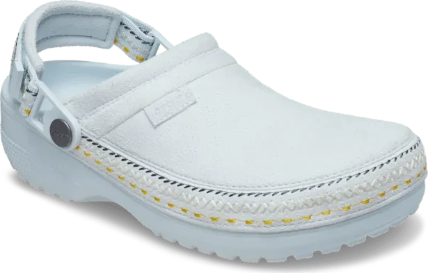 Crocs Crafted Vegan Suede Stitch Clog sky