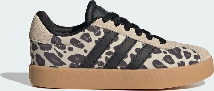 adidas VL Court 3.0 crystal linen/core black/khaki six (Junior) (KH8705)