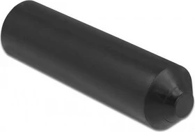 DeLOCK Endkappen mit Innenkleber, 70x20mm, schwarz, 2 Stück