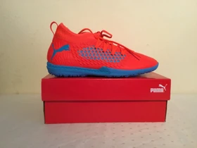 Puma Future 19.3 Netfit TT red blast/bleu azur (Herren)