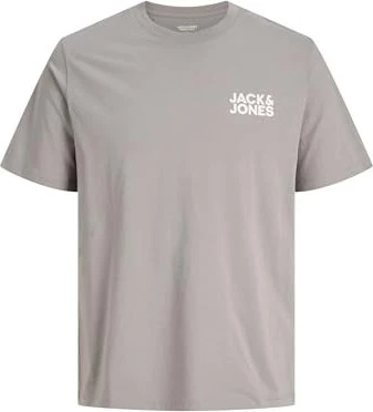 Jack & Jones Logo T-Shirt kurzarm ultimate grey (Herren)