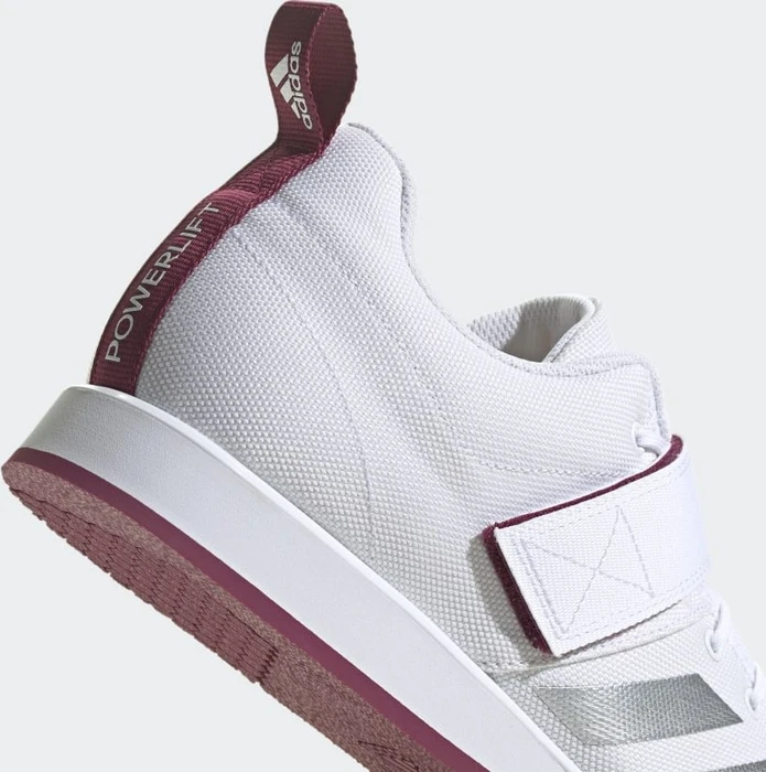 adidas Powerlift 4 cloud white/silver metallic/legacy burgundy (Herren)