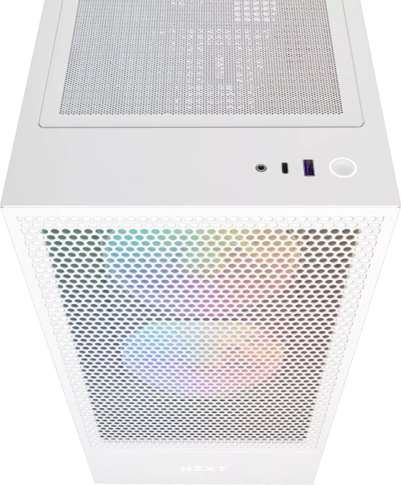 NZXT H5 Flow RGB, weiß, Glasfenster