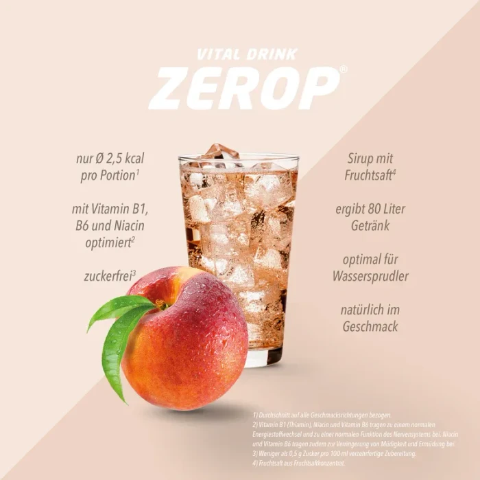 Best Body Nutrition Vital Drink Zerop Eistee Pfirsich 500ml