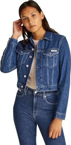 Calvin Klein 90's Cropped Jeansjacke denim medium (Damen)