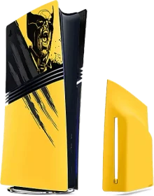 Sony PlayStation 5 Pro Faceplate Marvel's Wolverine Battle Yellow Limited Edition (PS5)