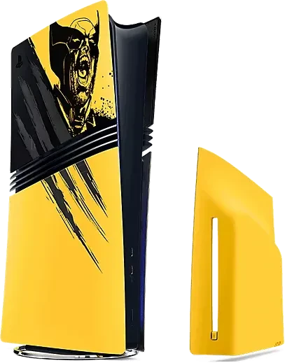 Sony PlayStation 5 Pro Faceplate Marvel's Wolverine Battle Yellow Limited Edition (PS5)