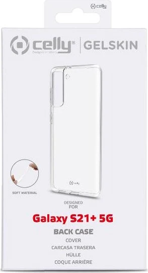 Celly Gelskin für Samsung Galaxy S21+ transparent