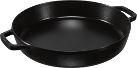 Zwilling Staub Bratpfanne rund mit zwei Griffen 34cm schwarz