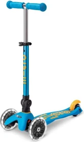 Micro Mini Micro Deluxe Foldable LED Kickboard blau