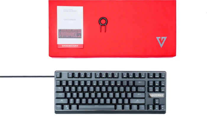 Modecom Volcano Lanparty, LEDs rot, Gaote Outemu BLUE, USB, US