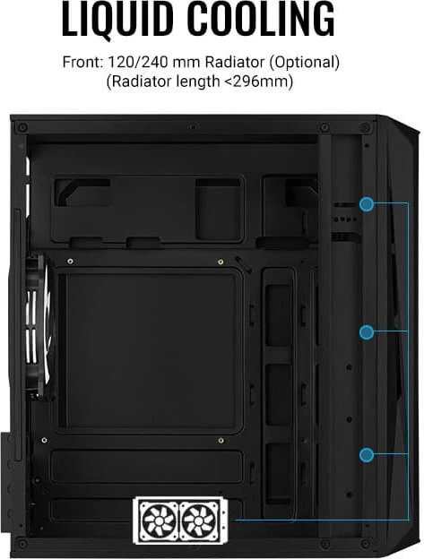 AeroCool CS-107, Acrylfenster